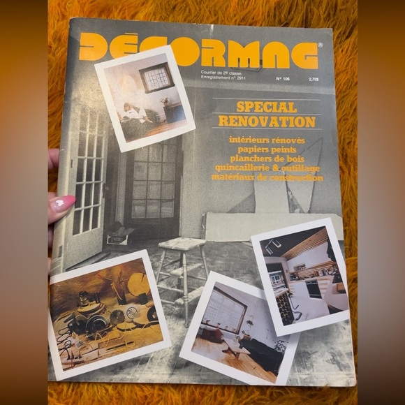 1981 Vintage DÉCORMAG Interior Design/Home Decor Magazine - Picture 1 of 3